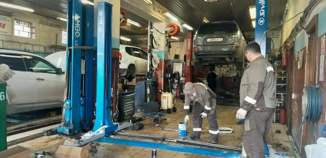 Обновление подъёмника в ремонтной зоне автосервиса
